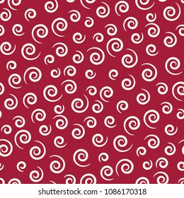 memphis style spiral seamless pattern