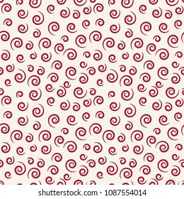 memphis style spiral seamless pattern