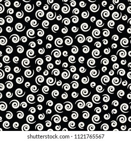 memphis style spiral seamless pattern