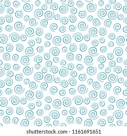 memphis style spiral seamless pattern