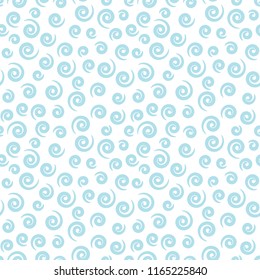 memphis style spiral seamless pattern
