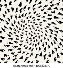 memphis style triangle seamless pattern