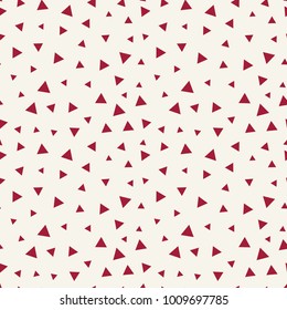 memphis style triangle seamless pattern