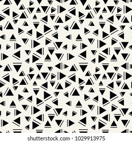 memphis style triangle seamless pattern