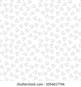 memphis style triangle seamless pattern