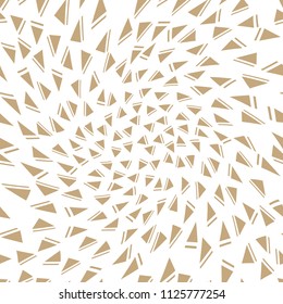 memphis style triangle seamless pattern