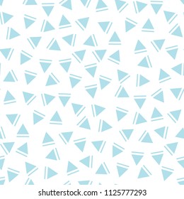 memphis style triangle seamless pattern