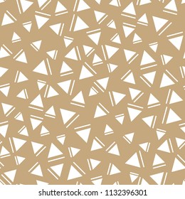 memphis style triangle seamless pattern