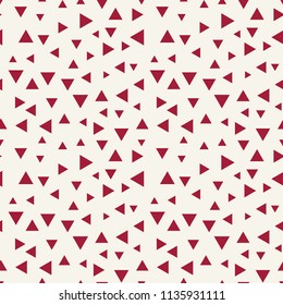 memphis style triangle seamless pattern