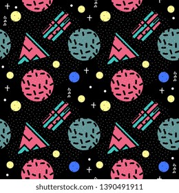 Memphis trendy abstract seamless pattern ready for print