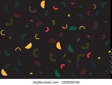 Memphis Vector Design, Simple Seamless Cover, Geometric Design. Trendy Wallpaper Texture Corporate Identity. Textile Retro Element Design Vintage Memphis Seamless Pattern. Hipster Party Background