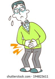 Men of abdominal pain