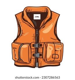 Men adventure jacket, perfect for extreme sports and outdoor activities isolated