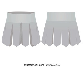 Men ancient skirt. vector illustration
