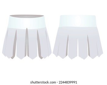 Men ancient skirt. vector illustration