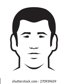 Men avatar vector icon