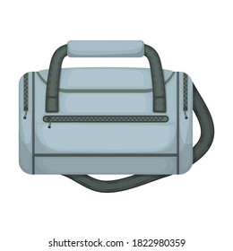 Men bag vector icon.Cartoon vector icon isolated on white background men bag.