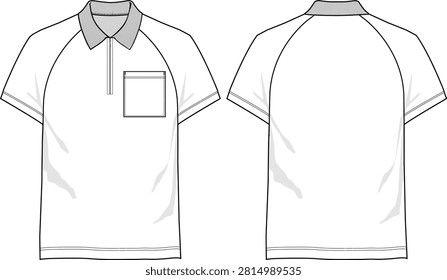 Men basic raglan slim
