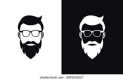 Men beard style vector eps 10