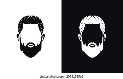 Men beard style vector eps 10