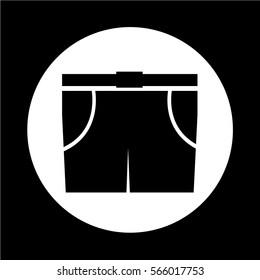 Men Bermuda shorts icon