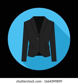 Blazer-Symbol. Vektorillustration. eps10