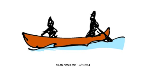 men in a boat