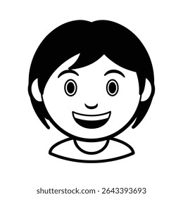 men and boy face silhouette design
