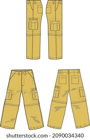 1,215 Cargo Jeans Stock Vectors, Images & Vector Art | Shutterstock