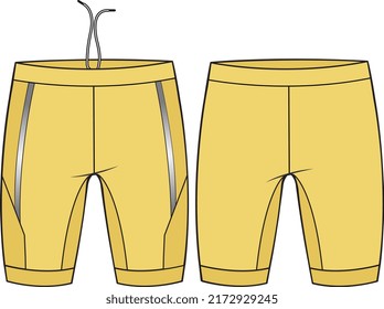 MEN AND BOYS BOTTOM WEAR LAYERING SHORTS VECTOR ILLUSTRATION