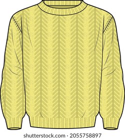 MEN AND BOYS CABLE CREW NECK SWEATER