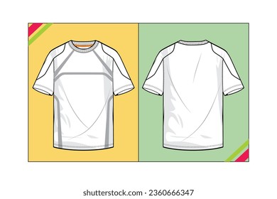 
MEN BOYS CREW NECK CUT AND SEW ILLUSTRATION