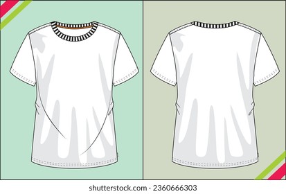 
MEN BOYS CREW NECK DRAWING ILLUSTRATION