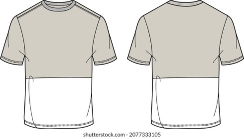 MEN AND BOYS TEE SHIRTS ROUND NECK VECTOR