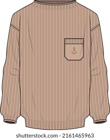 MEN AND BOYS WEAR CARDIGAN SWEATER VECTOR