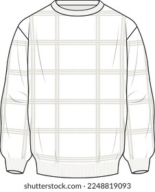 MEN AND BOYS WEAR CARDIGAN SWEATER FLAT DESIGN VECTOR