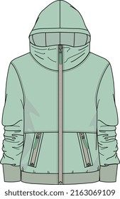 MEN AND BOYS WEAR HOODIES VECTOR SKETCH