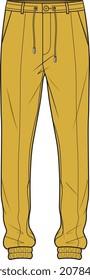 MEN AND BOYS WEAR JOGGERS AND TROUSERS VECTOR SKETCH
