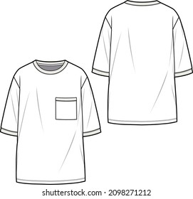 MEN AND BOYS  WEAR TEE SHIRTS WITH GRAPHIC AND  PRINTS VECTOR FRONT AND BACK