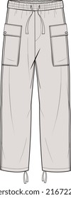 MEN AND BOYS WEAR TRACK JOGGERS AND TROUSERS VECTOR SKETCH