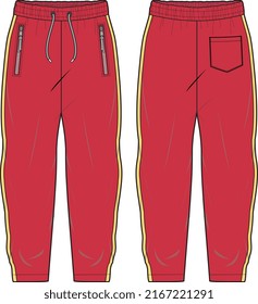 MEN AND BOYS WEAR TRACKS JOGGERS AND TROUSERS VECTOR SKETCH