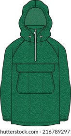 MEN AND BOYS WINTER WEAR FUR FLEECE HOODIE AND JACKET VECTOR ILUSTRATION