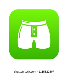 Men brief fashion icon. Simple illustration of men brief fashion vector icon for web