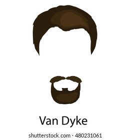 Men cartoon hairstyles with beards and mustache.Vector line art icons illustration of boy head hair isolated trendy hipsters fashion stylish barber shop on a white background