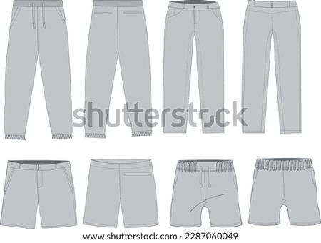 men casual wear vector capsule shorts  jogger pants 