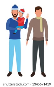 men and child avatar