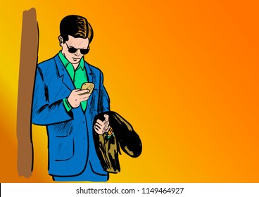 men in the city