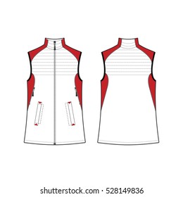 Men Climbing Vest or Jacket Template