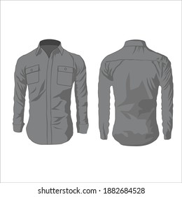 Download Similar Images Stock Photos Vectors Of Men Field Jacket Vector Fashion Apparel 272506055 Shutterstock