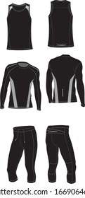 Men clothing set activewear fashion collection